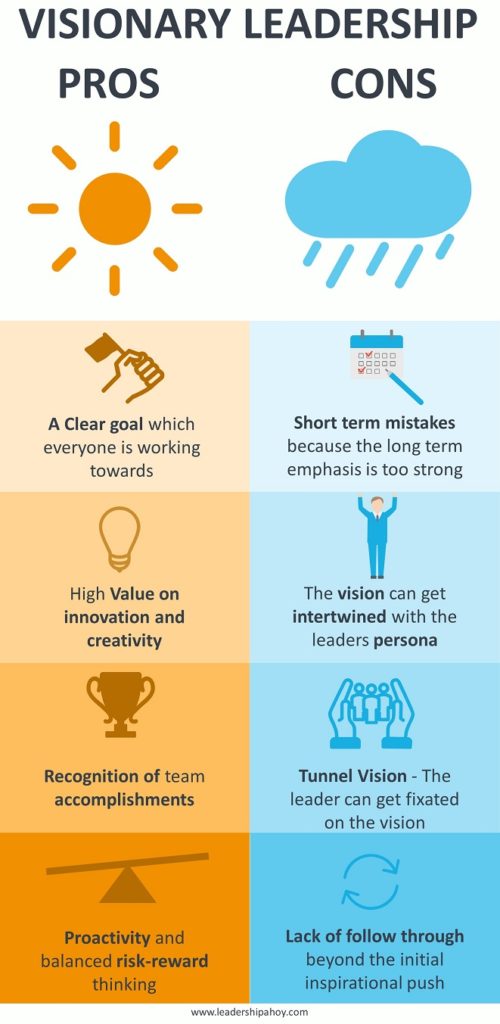 Visionary Leadership pros &Cons